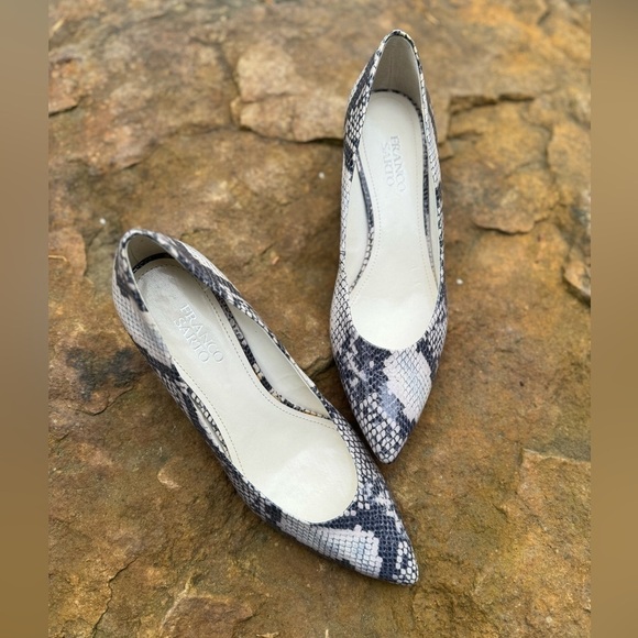 Franco Sarto Tudor snakeskin blush pumps size 8 1/2 M - Picture 8 of 10